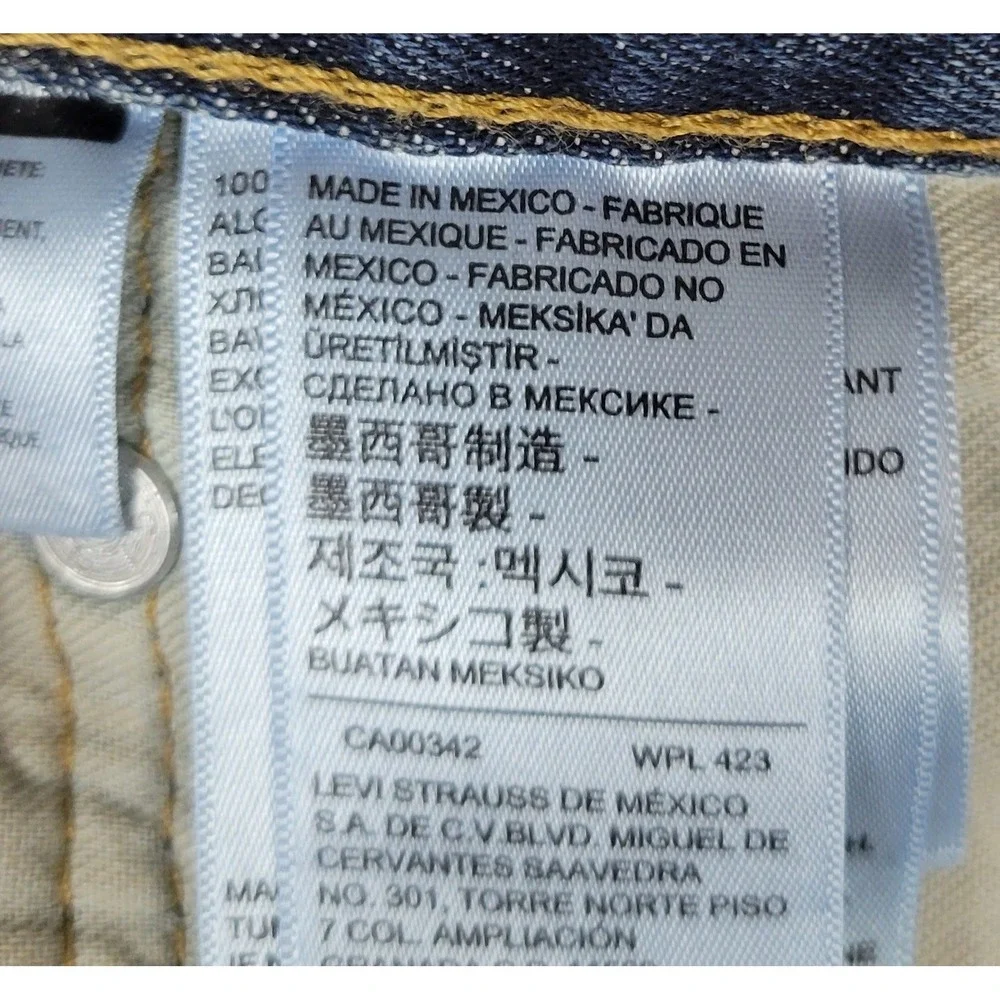 Levis 559 Relaxed Straight Jeans Mens 38x36 Blue Denim Medium Wash 01559-2765